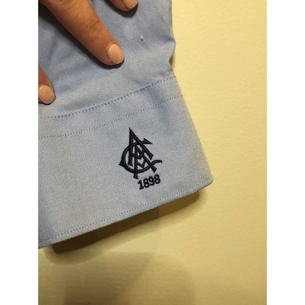 Peter Millar Large Light Blue Button Down Super S… - image 3